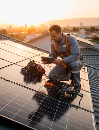 Monitorización y mantenimiento de placas solares en Granada