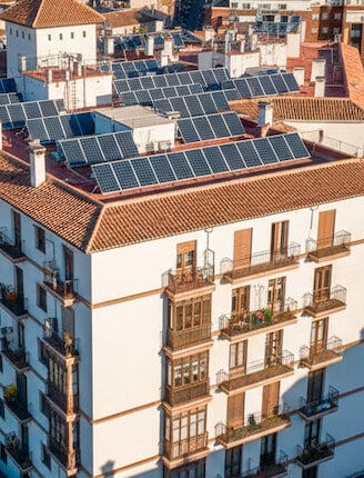 Placas solares comunidades de vecinos Granada